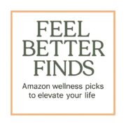 Feel Better Finds logo - Amazon wellness picks to elevate your life